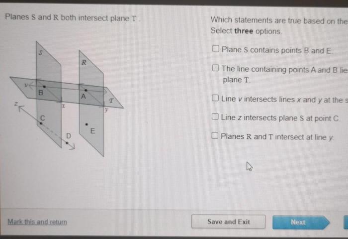 Statements select diagram true three which
