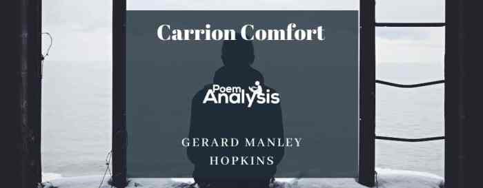 Carrion comfort gerard manley hopkins